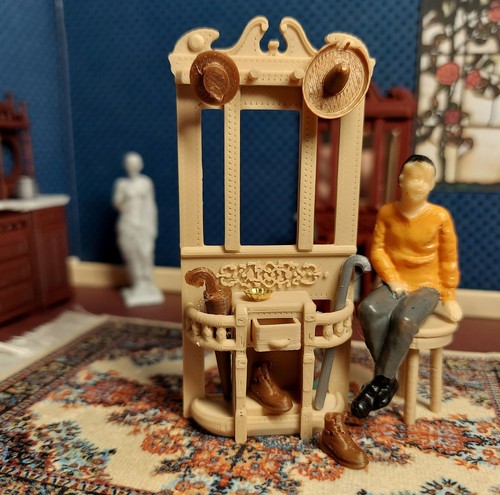 Miniature hall tree - coat, rack